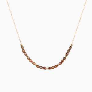 Meg Chocolate Pearl Necklace