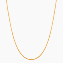 Load image into Gallery viewer, Long Thin Herringbone Necklace