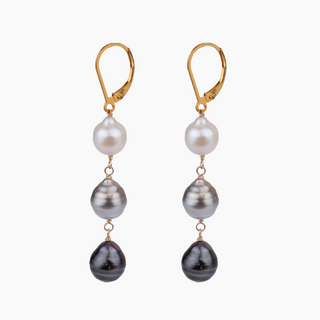 Ombré Tahitian Koi Pearl Earring
