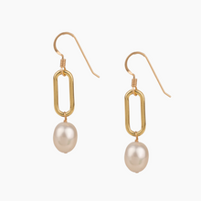 Load image into Gallery viewer, Jhené White Pearl Earrings