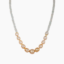 Load image into Gallery viewer, Mana Ombré Golden Pearl Necklace