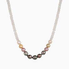 Load image into Gallery viewer, Mana Moonstone Pearl Necklace