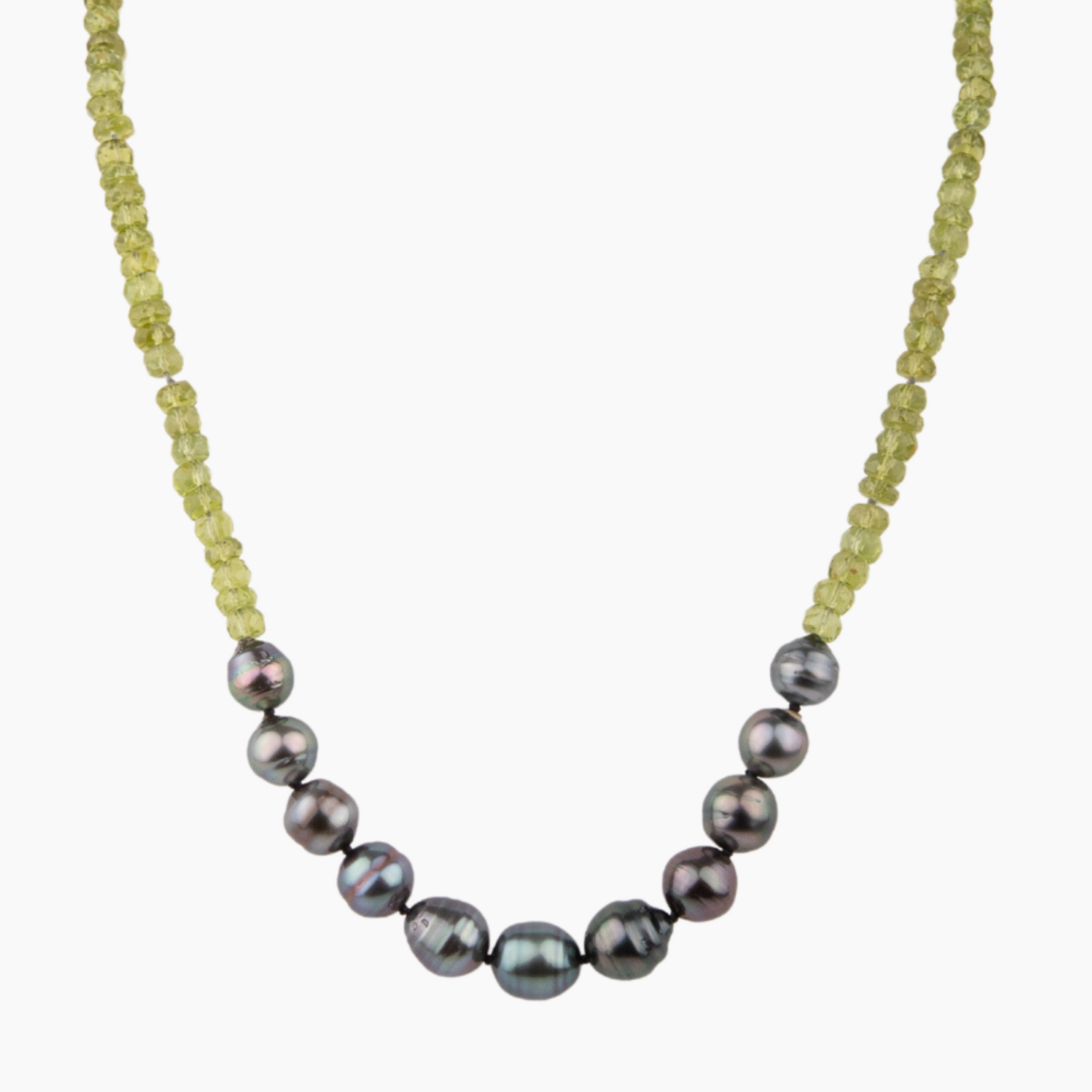 Mana Peridot Tahitian Pearl Necklace – MishaHawaii