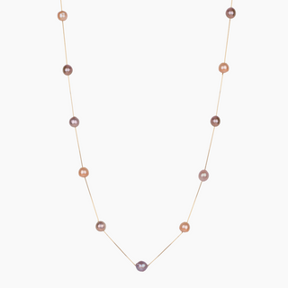 Alice Multicolor Pink Pearl Necklace