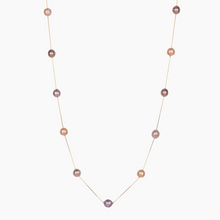 Load image into Gallery viewer, Alice Multicolor Pink Pearl Necklace