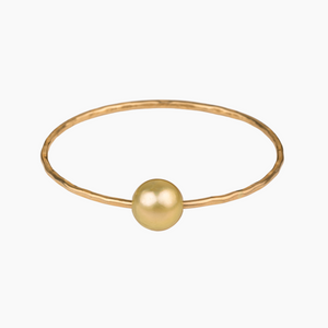 Golden South Sea Pearl Bangle