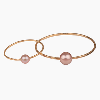 Mom and daughter matching pink pearl bracelets