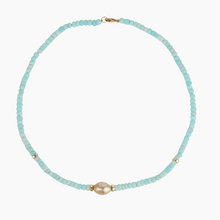 Load image into Gallery viewer, Opal Golden South Sea Pearl Necklace