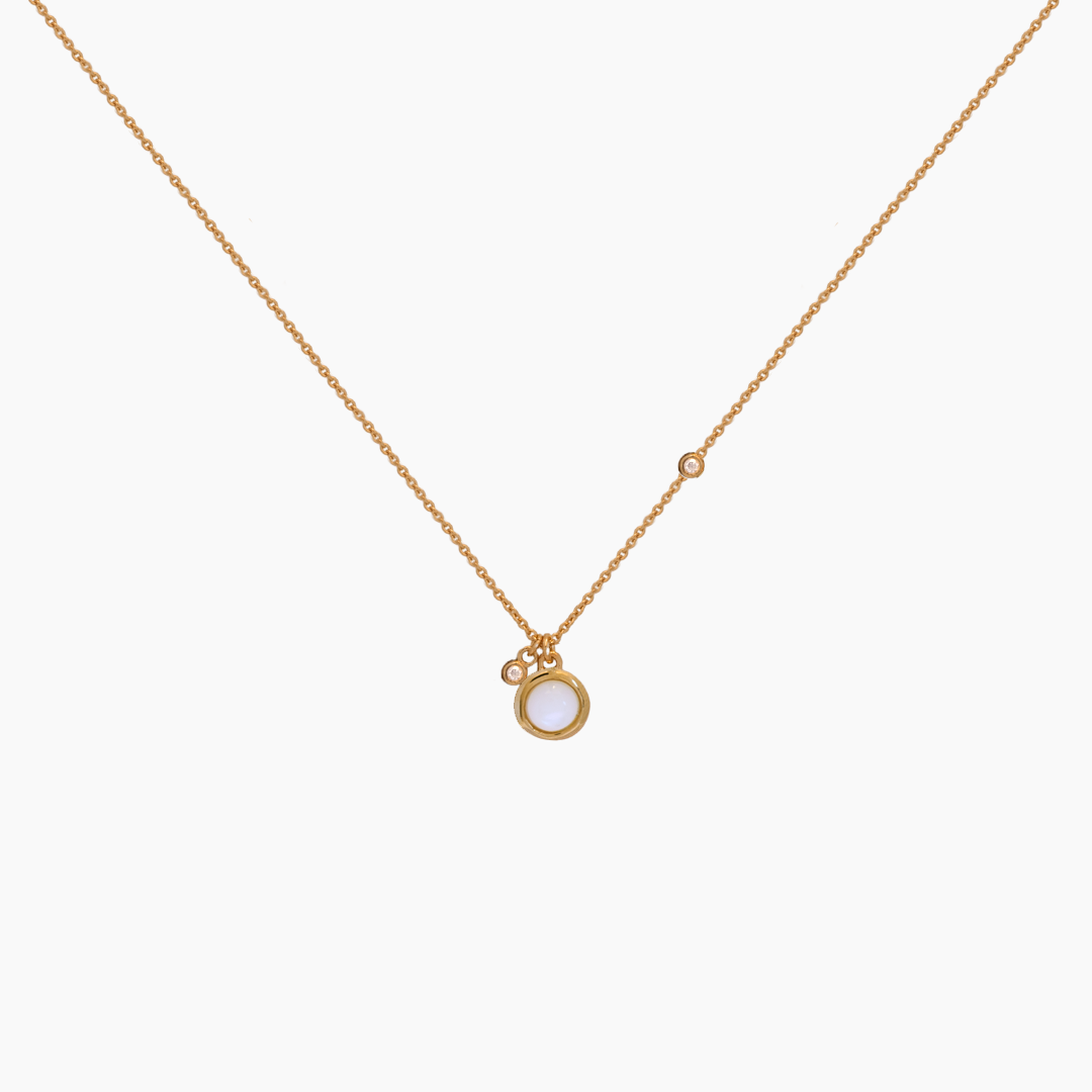 Celestial Mother of Pearl Necklace