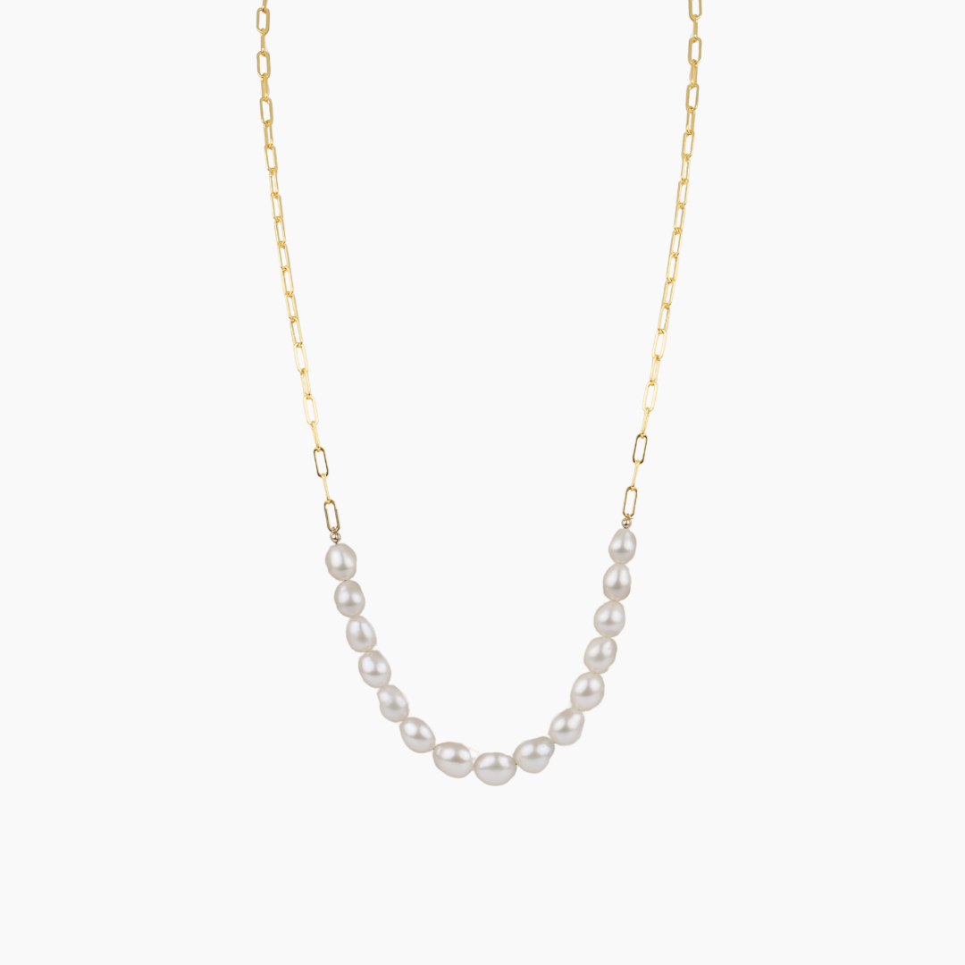 Ocean White Pearl Necklace