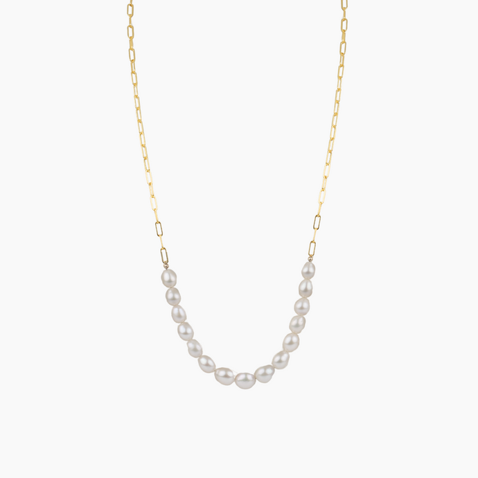 Ocean White Pearl Necklace