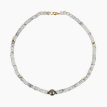 画像をギャラリービューアに読み込む, Manini Howlite Tahitian Pearl Necklace