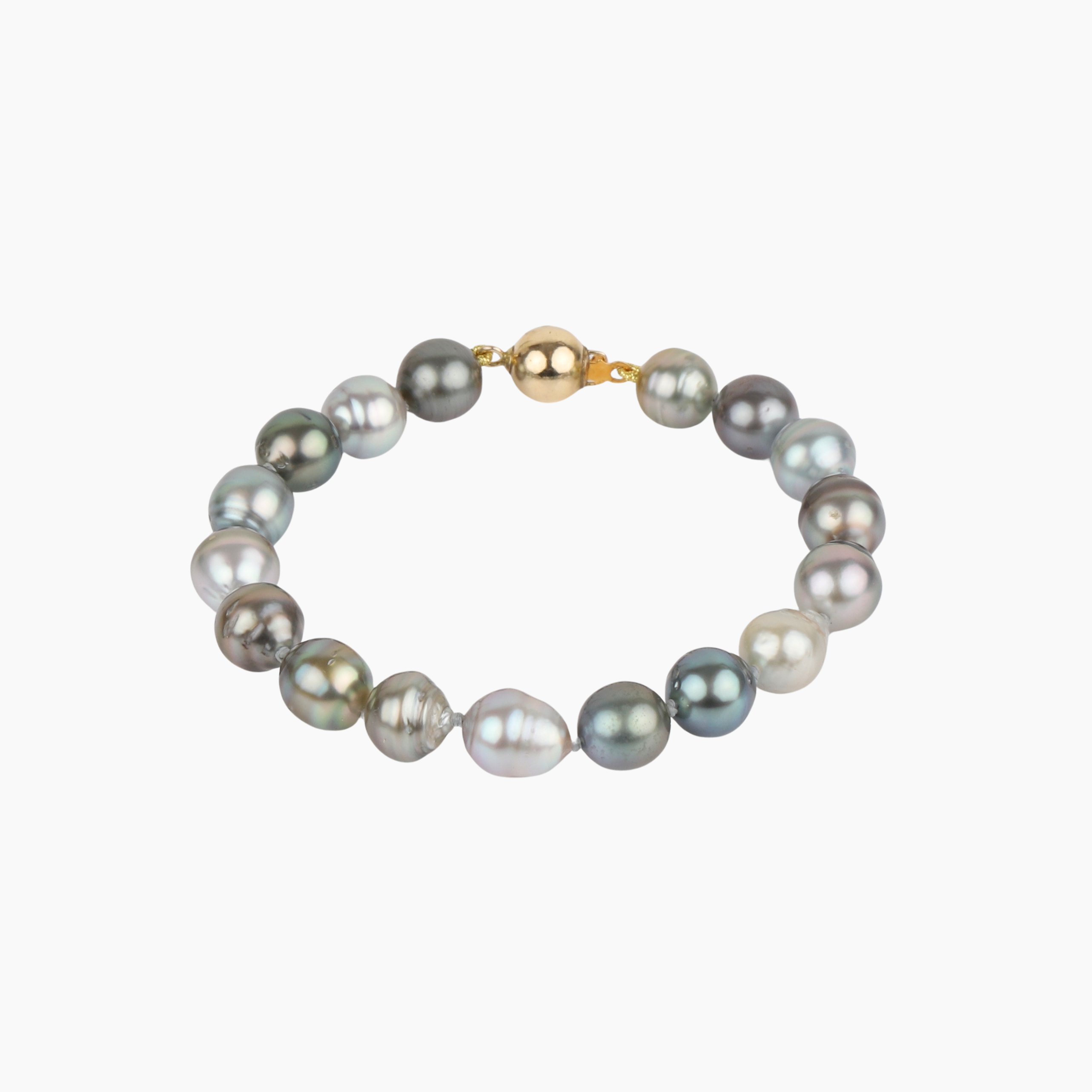 Dolphin Tahitian Knotted Pearl Bracelet