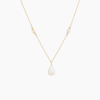 Sarah White Pikake Necklace
