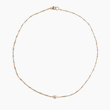 Load image into Gallery viewer, Makapu White Keshi Pearl Choker