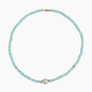 Opal White Pearl Necklace