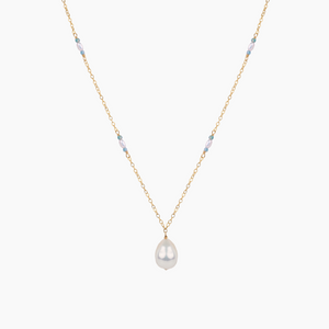 Mist White Pearl Necklace