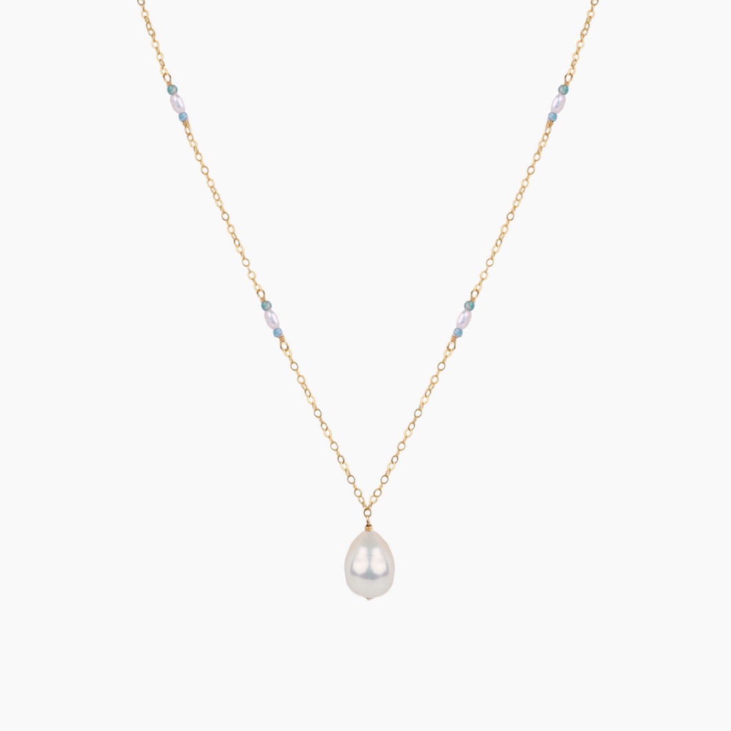 Mist White Pearl Necklace