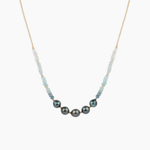 Load image into Gallery viewer, Kai Ombré Tahitian Pearl Necklace