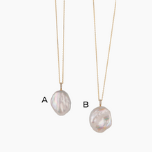 Load image into Gallery viewer, Orion Keshi Pearl Diamond Necklace
