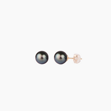 Load image into Gallery viewer, Tahitian Pearl Stud Earring-14kt Gold Filled