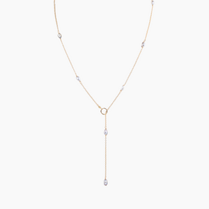 Delmar Pearl Lariat Necklace