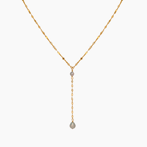 Akari Akoya Keshi Pearl Y Necklace