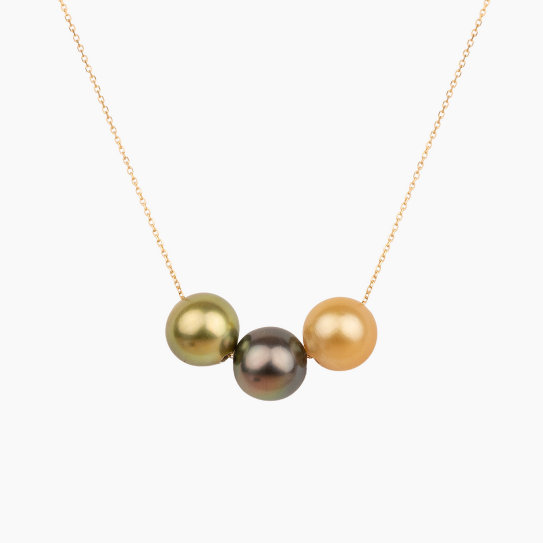 Seychelles Floating Pearl Necklace