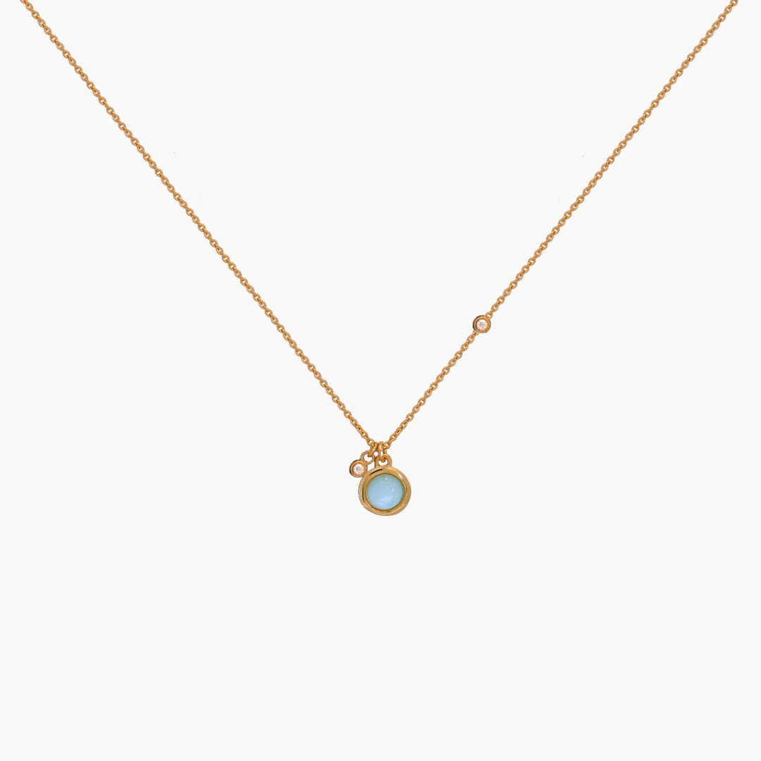 Celestial Sky Blue Topaz Necklace
