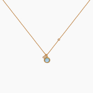 Celestial Sky Blue Topaz Necklace