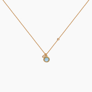 Celestial Sky Blue Topaz Necklace