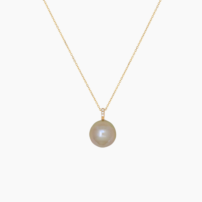 Remi Diamond Pearl Necklace