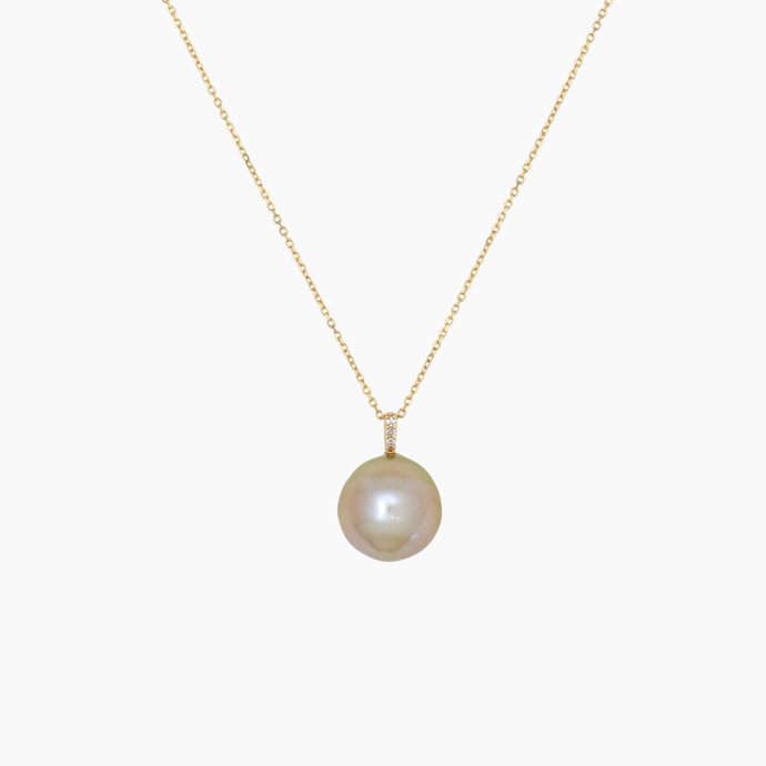 Remi Diamond Pearl Necklace