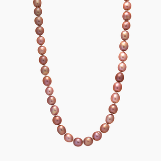 Large pink pearl strand made in Hawaii