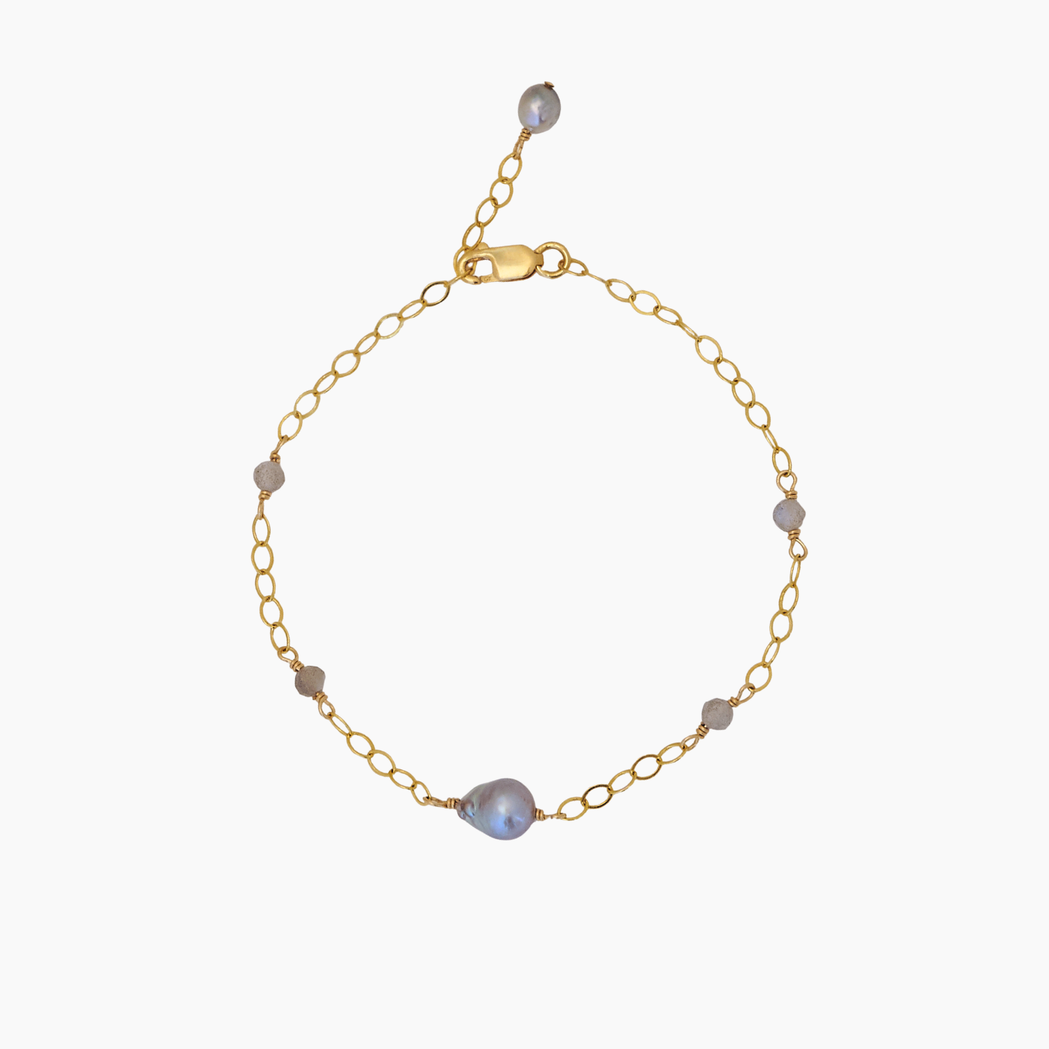 Sakura Akoya Keshi Pearl Bracelet