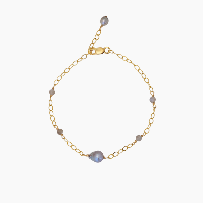 Sakura Akoya Keshi Pearl Bracelet