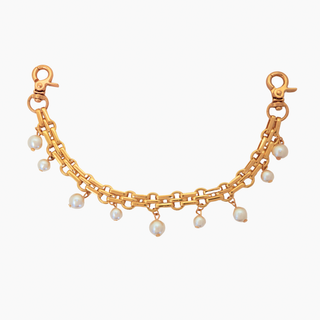 Savannah White Pearl Bag Chain