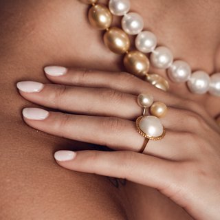 Mabe White Pearl Ring
