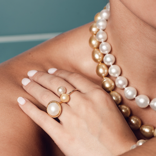 Mabe White Pearl Ring