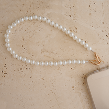 Load image into Gallery viewer, Classic White Pearl Bag Chain