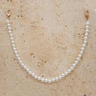 Classic White Pearl Bag Chain