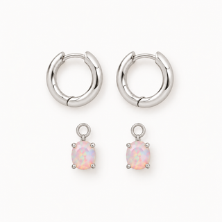 Pink Opal Huggies - February Goddess Box 2026