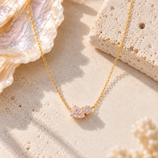 Duo CZ Necklace