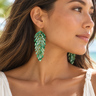 Banana Leaf Earring