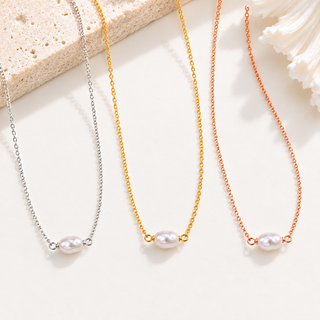 Kenzie White Keshi Pearl Choker