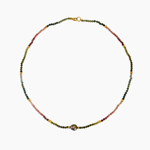 画像をギャラリービューアに読み込む, Tourmaline Tahitian Keshi Pearl Necklace