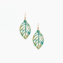 Load image into Gallery viewer, Tropical Leaf Earring