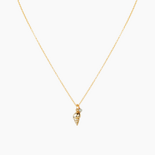 Load image into Gallery viewer, Lara Aquamarine Shell Necklace