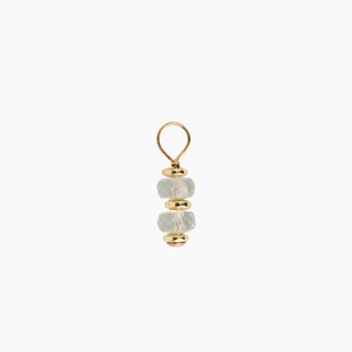Aquamarine Drop Charm