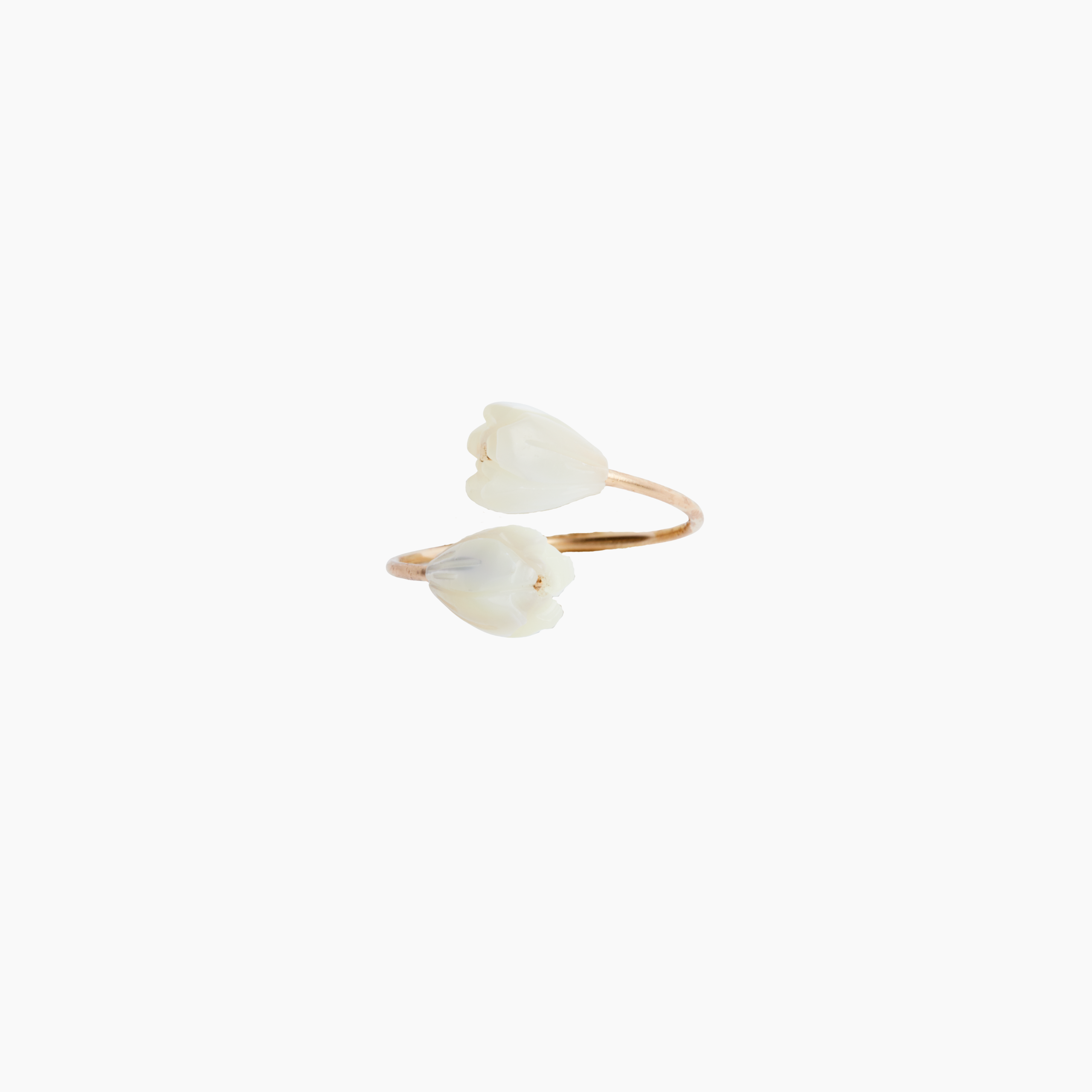 White Pikake Ring